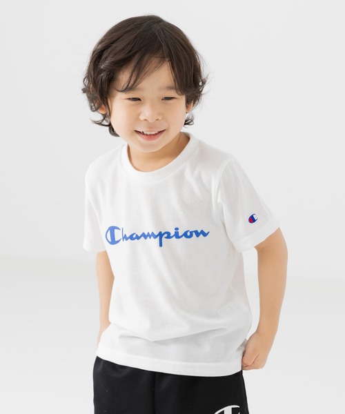 tシャツ champion / チャンピオン 半袖ロゴTシャツ キッズ 子供服 男の子 女の子 | Champion