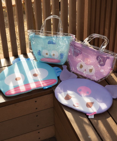 sanrio（サンリオ） バス トイレ 「 」 クリアサウナバッグ メッシュ