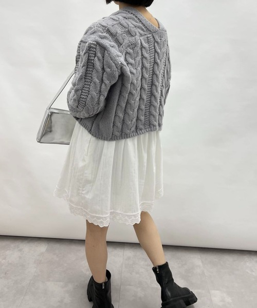 ワンピース コットンレースキャミワンピース : ZOZOTOWN Yahoo!店