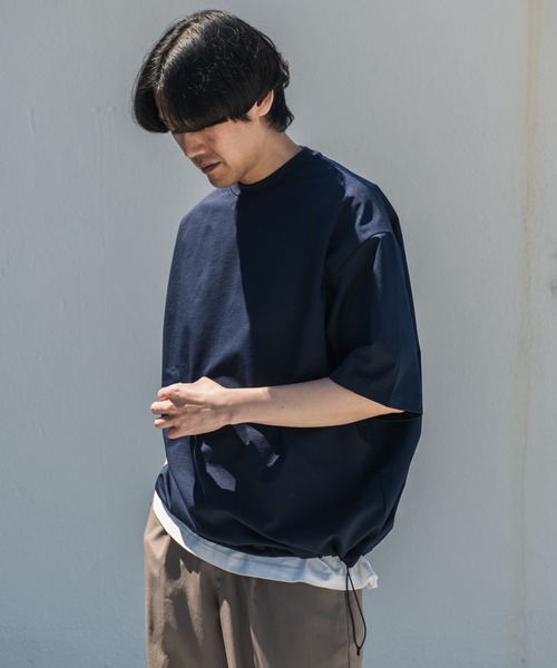 URBAN RESEARCH DOORS tシャツ URD Drawstring Short-sleeve T