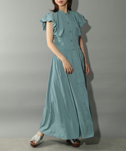 ワンピース FRENCH SLEEVE FRILL ONE-PIECE MAISON BREEZE reveur ワンピース 「MAISON reveur」French