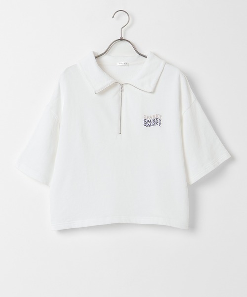 Honeys tシャツ ハーフジップトップス レディース : ZOZOTOWN