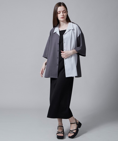 未使用　ブロックカラーオープンカラーシャツ　vandori カラーブロックオープンカラーシャツ（S） – WEGO ONLINE STORE