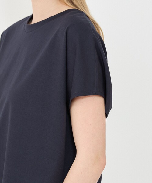 GALERIE VIE tシャツ ファインコットン ワイドクルーネックプル