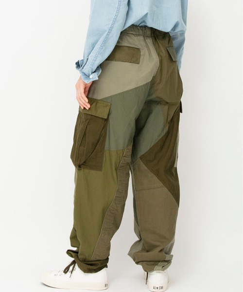 カーゴパンツ 「rebear by Johnbull」パッチワークカーゴパンツ メンズ