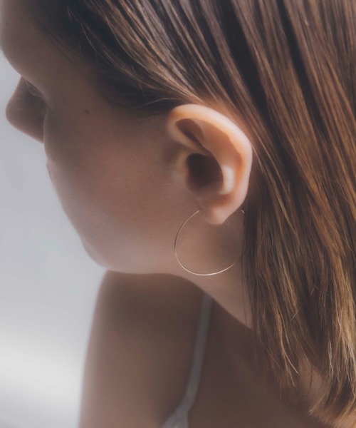 les bon bon ルボンボンangle pierce ピアスYGフープ les bonbon（ルボンボン） ピアス 「les bonbon」hoop pierce/フープ