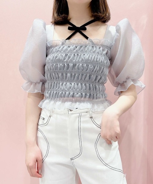 lillilly クロスリボンカップキャミ 再入荷♡クロスリボンカップキャミ | lilLilly official webstore