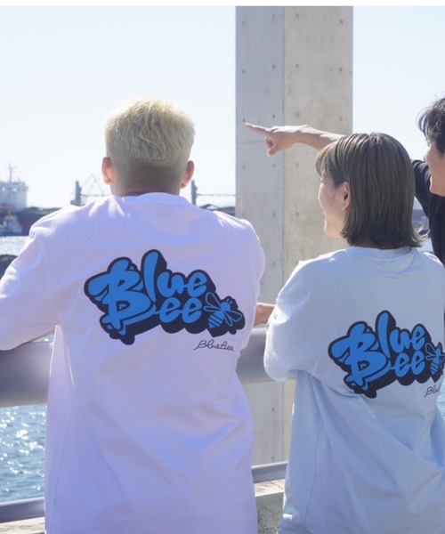 Blue Bee tシャツ 「BlueBee/ブルービー」クルーネック ロゴTシャツ