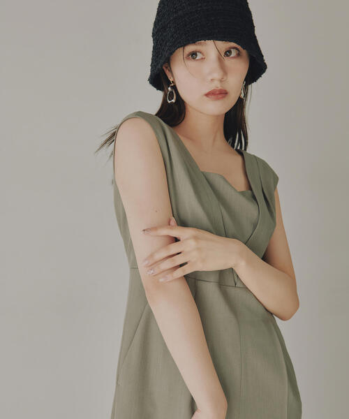 PROPORTION BODY DRESSING ワンピース レイヤード風ロンパース