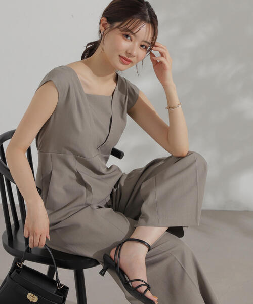 PROPORTION BODY DRESSING ワンピース レイヤード風ロンパース