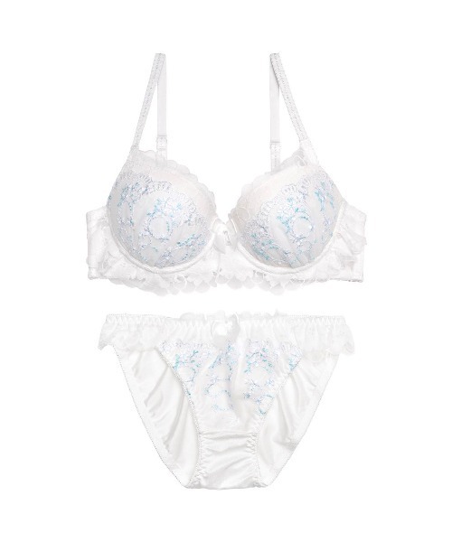 【新品、未使用】トレフル　ブラジャーショーツセット ブラジャー ショーツセット ドルチェ ミスティー ローズ 育乳脇高