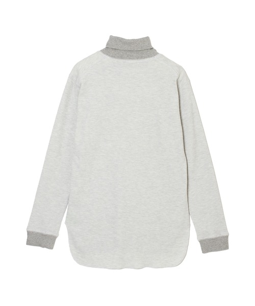 ブリストル　ハイネックTシャツ長袖　М 0058 0058 長袖ハイネックTシャツ(胸ポケット付き) 桑和 混率綿45