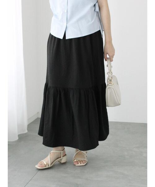 Te chichi TERRASSE スカート サッカーティアードスカート : ZOZOTOWN