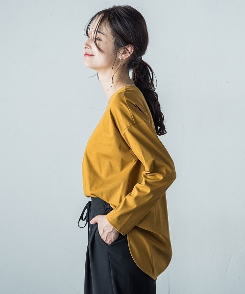 tシャツ 「WEB限定」UV/接触冷感スムースカットソー「洗濯機で洗える」 レディース