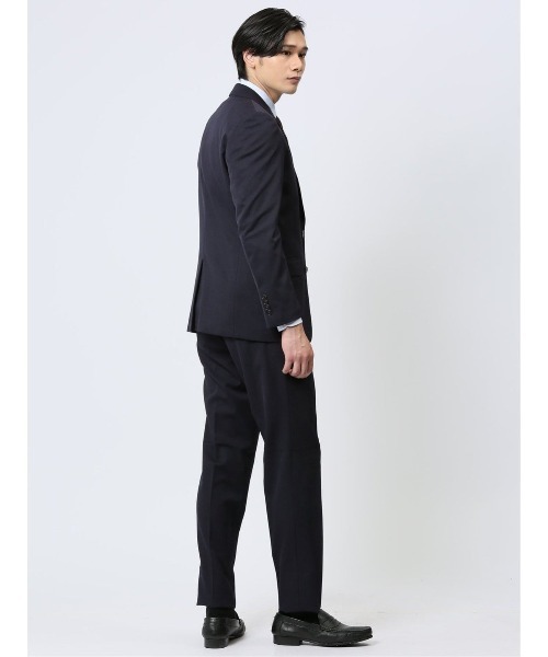 タカキュー エムエフエディトリアル スーツ ストレッチ A4 紺