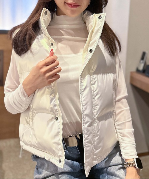 Per sist ence（パーシエンス） ダウンベスト ベスト メタリック