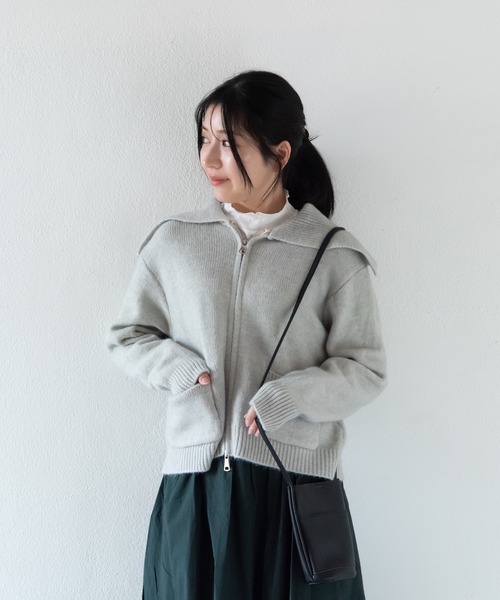 PATOU - パトゥ  KN0468032601N セーラーカラージャンパーニット レディース M 三越伊勢丹 | Patou/パトゥ通販 | パトゥ ジャカードニット