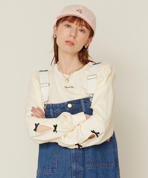 MILKFED.（ミルクフェド） tシャツ RIBBON L/S TOP レディース