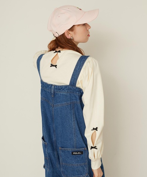 MILKFED.（ミルクフェド） tシャツ RIBBON L/S TOP レディース