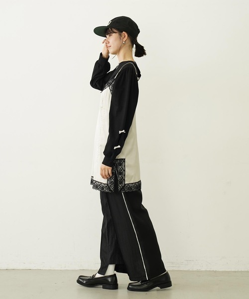 MILKFED.（ミルクフェド） tシャツ RIBBON L/S TOP レディース