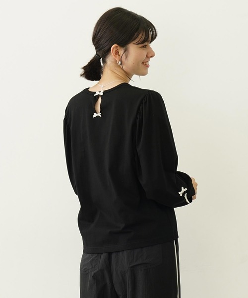 MILKFED.（ミルクフェド） tシャツ RIBBON L/S TOP レディース