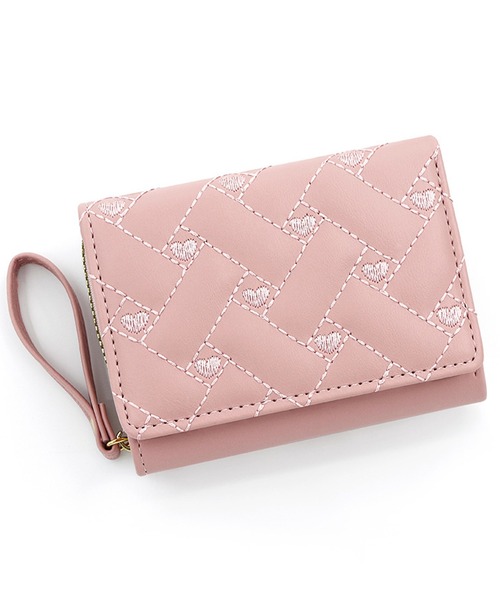 Lace Ladies（レースレディース） 財布 ハート刺繍 キルティング