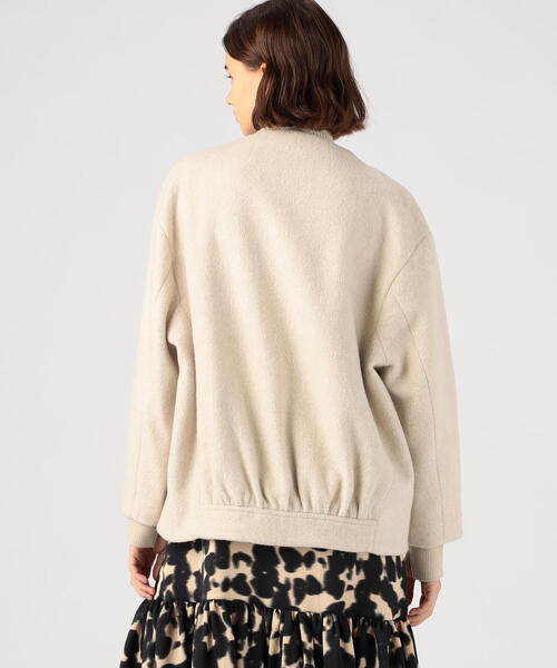 Ballsey（ボールジィ） ノーカラーコート 36 ブラック レディース