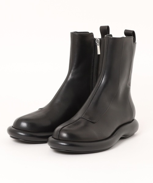UN3D.（アンスリード） ブーツ ROUND LOW HEEL BOOTS / ラウンドロウ