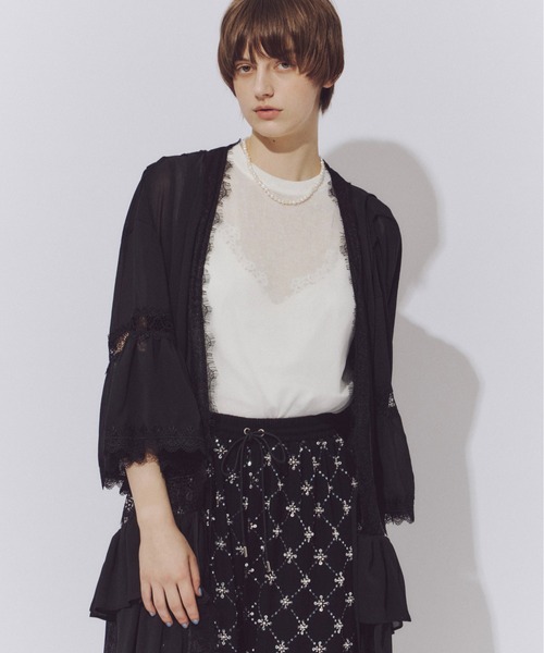 【NATURAL】<CGS.> ペーパー オーガニック コットン ノースリーブ ニット CGS.＞ ペーパー オーガニック コットン ノースリーブ ニット