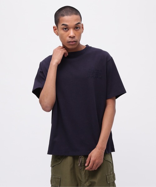 tシャツ 「50th Anniversary」LEATHER PATCHED VARSITY T-SHIRT/レザーパッチド バーシティーTシャツ レ AVIREX tシャツ 「50th Anniversary」LEATHER PATCHED VARSITY T