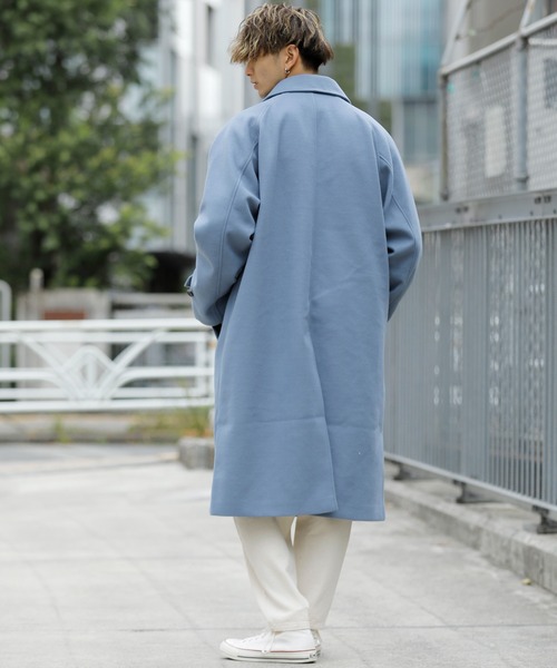 「ADMIX/ATELIER SAB MEN」 ステンカラーコート 50 グレイッシュベージュ メンズ_画像4