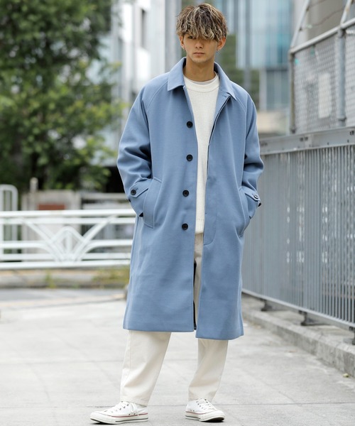 「ADMIX/ATELIER SAB MEN」 ステンカラーコート 50 グレイッシュベージュ メンズ_画像5