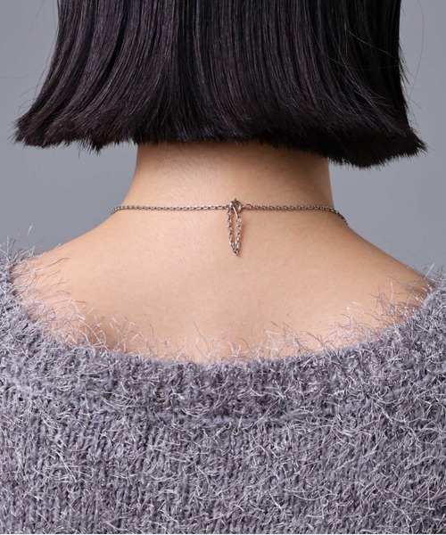 美品 ライオンハート ハウル ダブルリング ネックレス タテガミハウルダブルリングネックレス/シルバー925 | ライオン