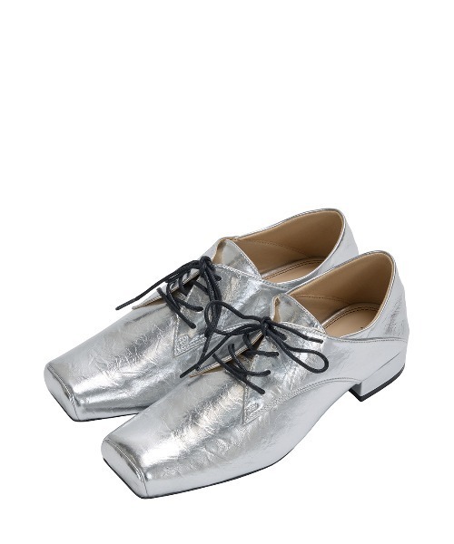Ameri（アメリ） ローファー SQUARE TOE LACE UP LOAFERS レディース 