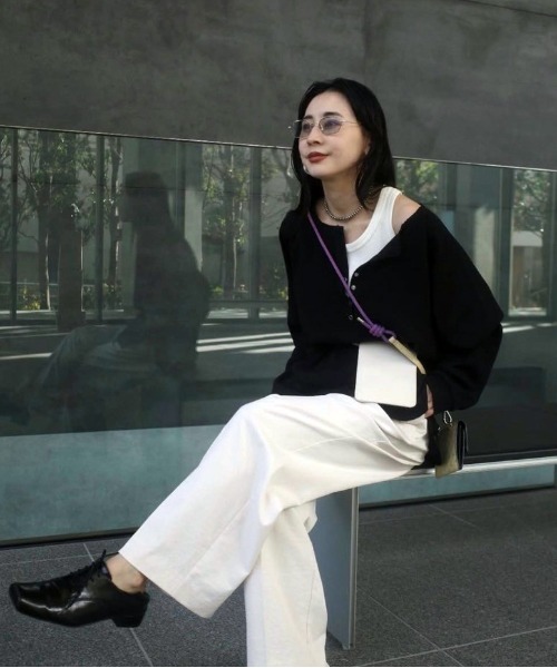 Ameri（アメリ） ローファー SQUARE TOE LACE UP LOAFERS レディース
