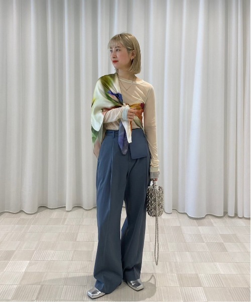 Ameri（アメリ） ローファー SQUARE TOE LACE UP LOAFERS レディース 