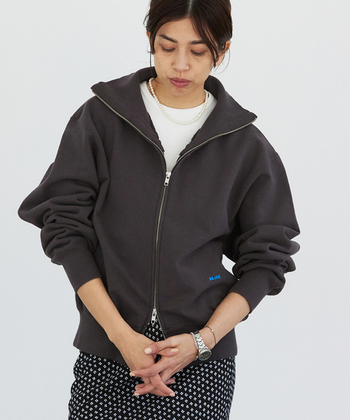 今期☆新品☆IENA イエナ BLACK ジップアップ スウェット BLACKジップアップスウェット（スウェット）｜IENA（イエナ）の
