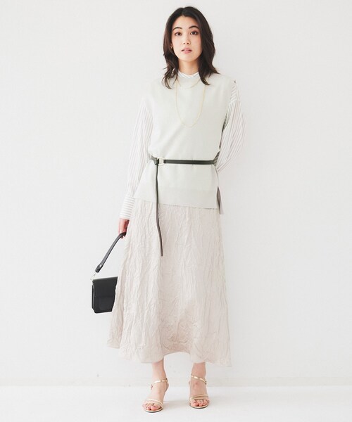 ニット セーター 「アンサンブル可能」ニットベスト レディース UNTITLED ニット セーター 「アンサンブル可能」ニットベスト