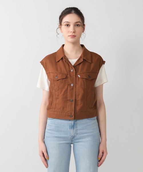 Levi's ベスト ジレ Levi's/リーバイス SHRUNKEN 90S レディース