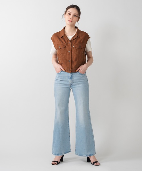 高質で安価 ジレ ベスト Levi's Levi's/リーバイス レディース 90S SHRUNKEN トップス