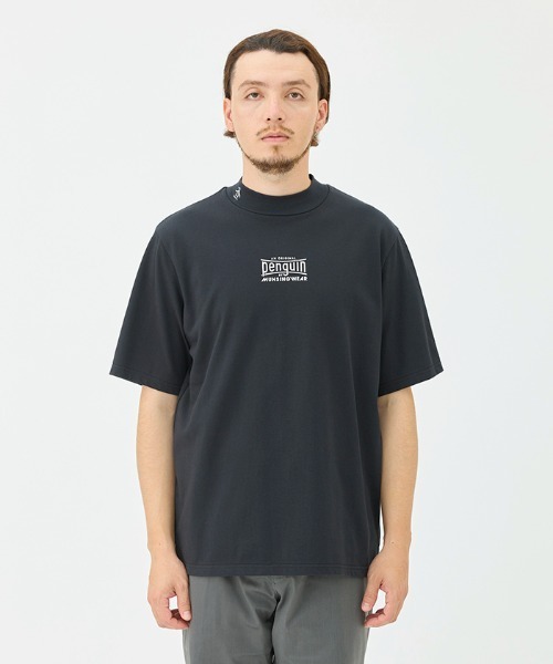 メンズウェア Penguin by Munsingwear/MOCK NECK SHIRT Penguin by Munsingwear tシャツ Graphic Mock neck shirt