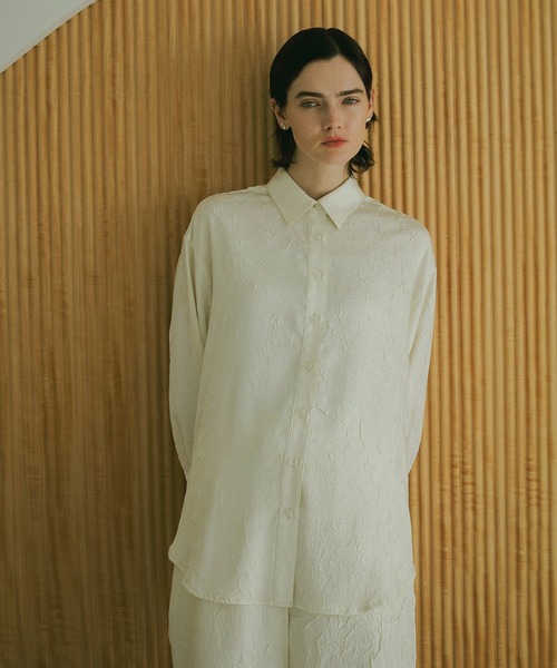 MANOF 完売ブラウス MANOF（マノフ） ブラウス シャツ WASHER LONG SHIRTS レディース