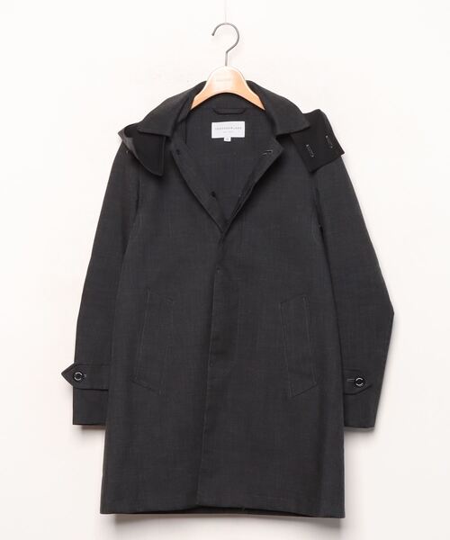 TOMORROWLAND　メンズ グレー ステンカラーコート TOMORROWLAND（トゥモローランド） ステンカラーコート コート