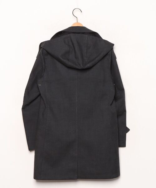 TOMORROWLAND　メンズ グレー ステンカラーコート TOMORROWLAND（トゥモローランド） ステンカラーコート コート ウール