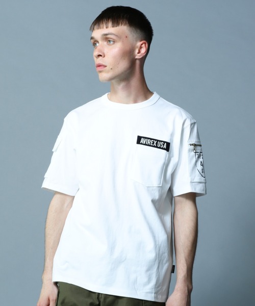 AVIREX ファティーグ 半袖 Tシャツ 新品 AVIREX tシャツ FATIGUE T-SHIRT / ファティーグ 半袖 Tシャツ