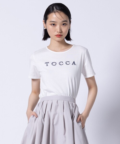 TOCCA（トッカ） tシャツ 半袖 TEXT LOGO TEE Tシャツ レディース 