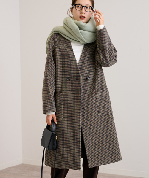 FRAMeWORK（フレームワーク） ノーカラーコート 36 ブラック