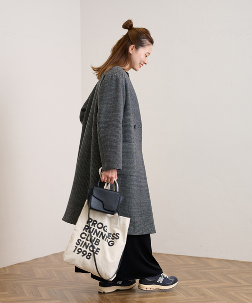 FRAMeWORK（フレームワーク） ノーカラーコート 36 ブラック