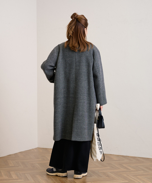 FRAMeWORK（フレームワーク） ノーカラーコート 36 ブラック