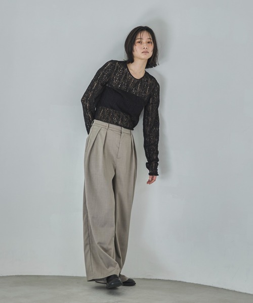 feepur（フェピュール） tシャツ レースシアートップス レディース